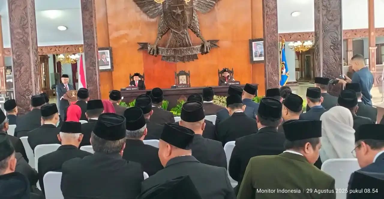 Suasana saat kegiatan Pelantikan dan Pengambilan Sumpah/Janji di Pendopo RHN