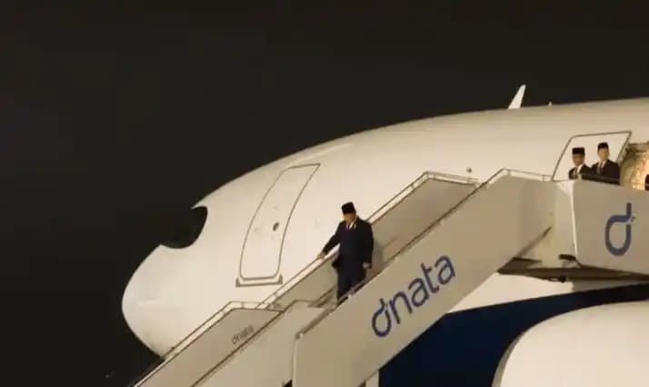 Suasana saat Presiden Prabowo Subianto