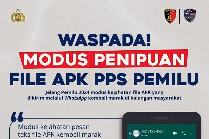 Waspada! Penipuan Pakai Aplikasi PPS Pemilu 2024