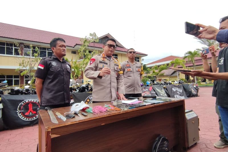 Polresta Palu Amankan 96 Anggota Geng Motor yang Resahkan warga