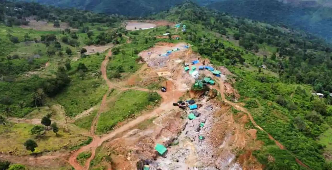 Tambang ilegal di kawasan hutan