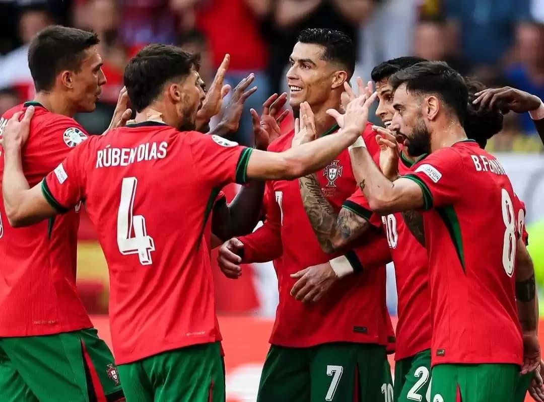 Tangkapan layar pemain Timnas Portugal