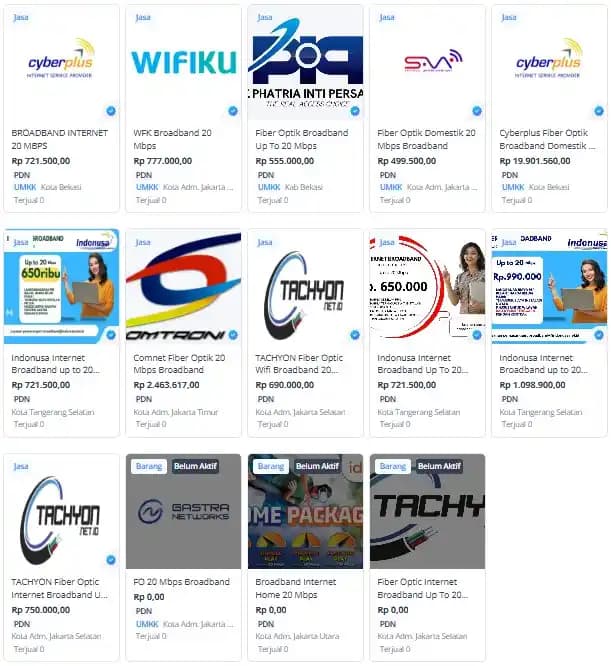 Tayangan Wifi yang ditunjukan mantan Kadiskominfosantik