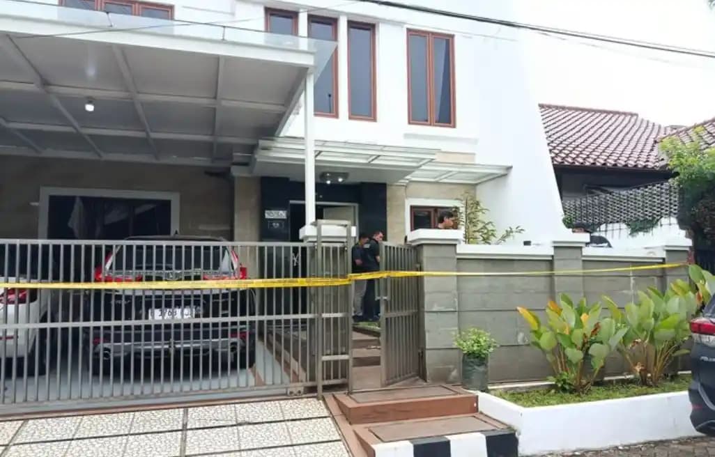 Tempat Kejadian Pembunuhan Ermanto Usman (65) di Perumahan Prima Lingkar Asri, Kelurahan Jatibening