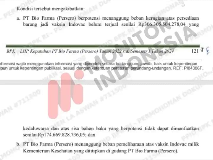 Temuan BPK Bio Farma 10