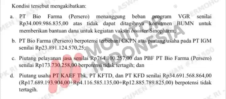 Temuan BPK Bio Farma 11