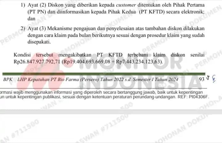 Temuan BPK Bio Farma 7
