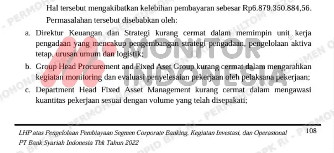 Temuan BPK BSI 12