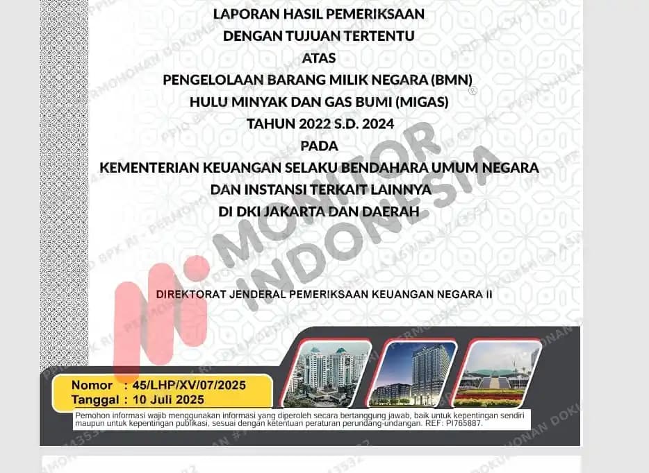 Temuan BPK Migas