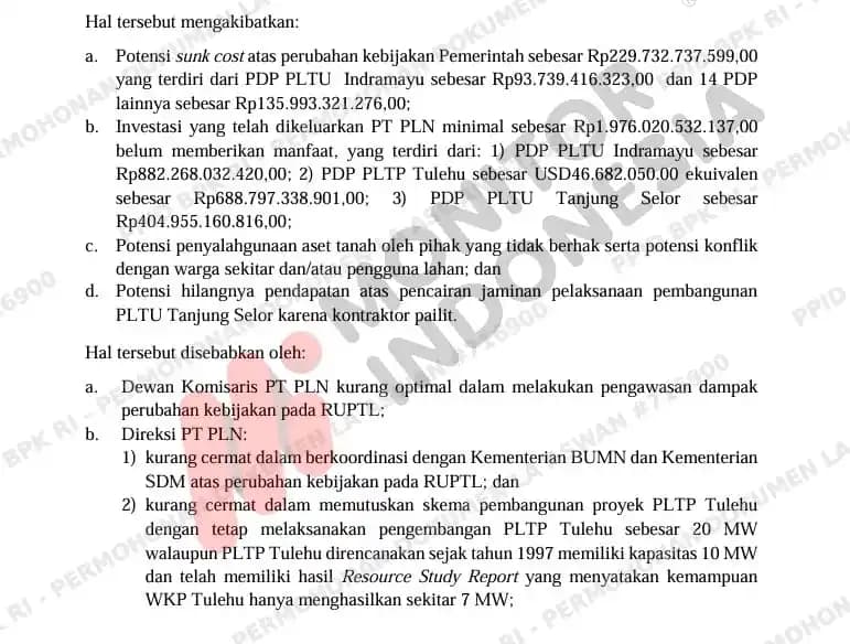 Temuan BPK PLN 9