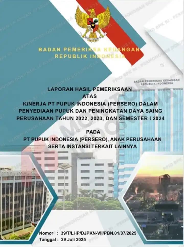 Temuan BPK PT Pupuk Indonesia