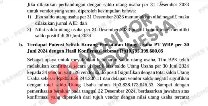 Temuan BPK waskita karya 11