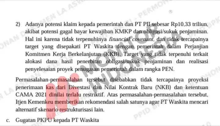 Temuan BPK Waskita Karya