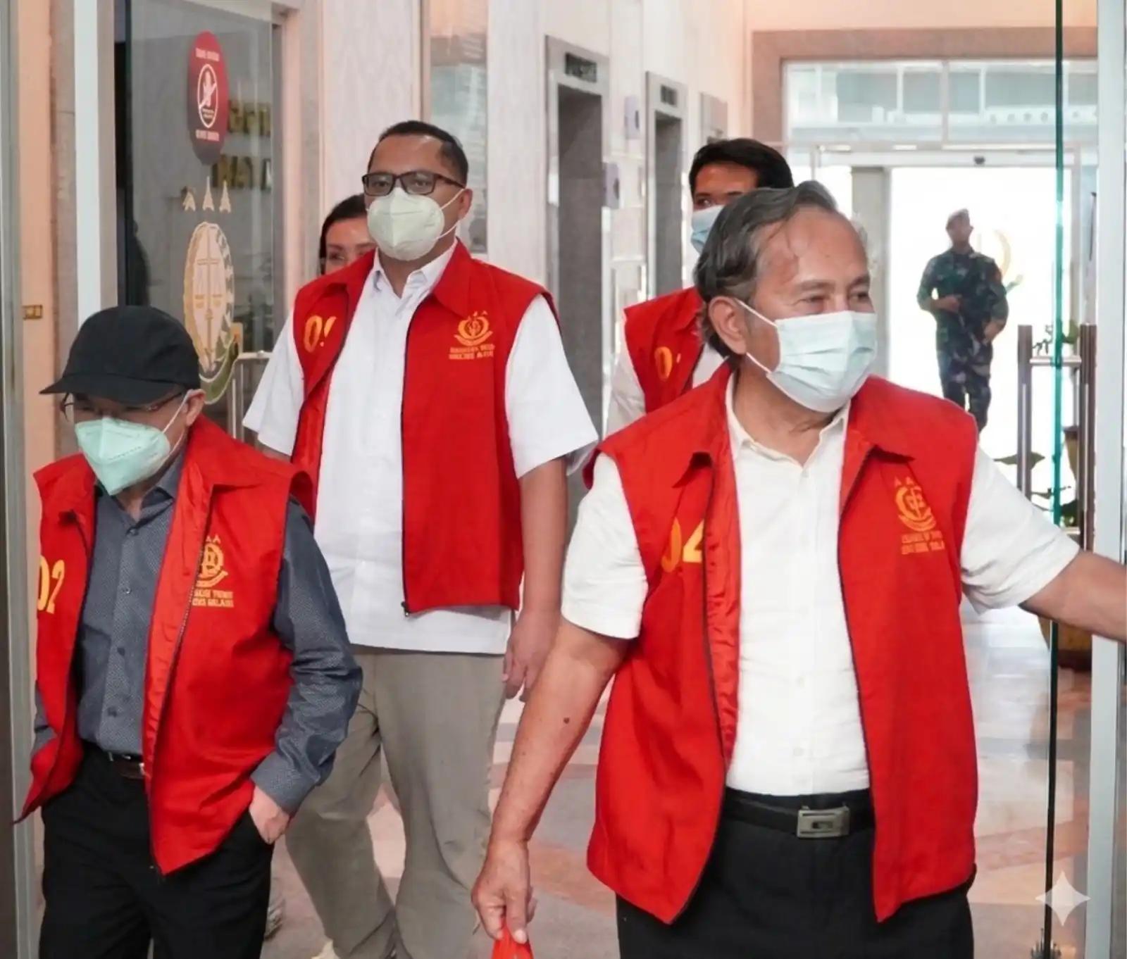 Tersangka korupsi Bank Pelat Merah Palembang