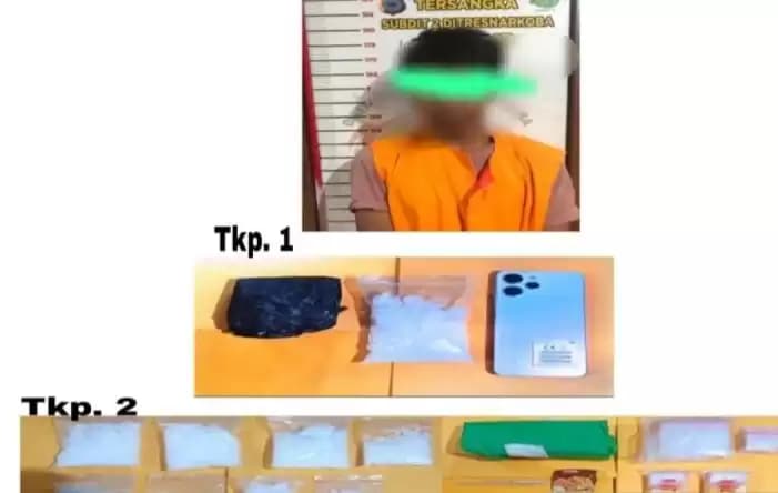 tersangka pemasok Narkoba
