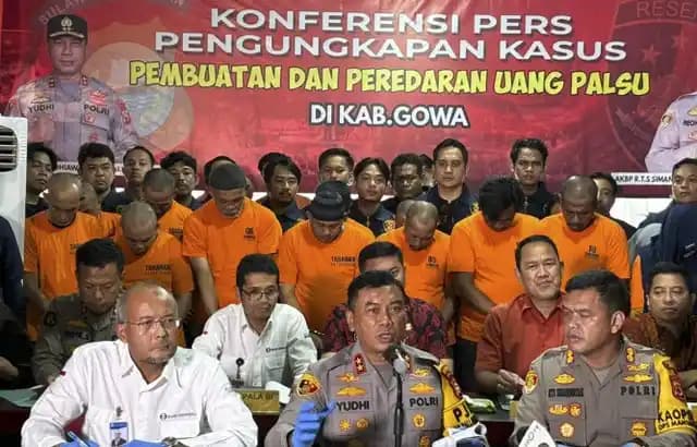 Tersangka Sindikat Uang Palsu UIN Alauddin Makassar