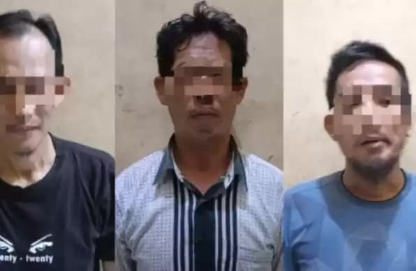 Tiga pelaku tambang liar