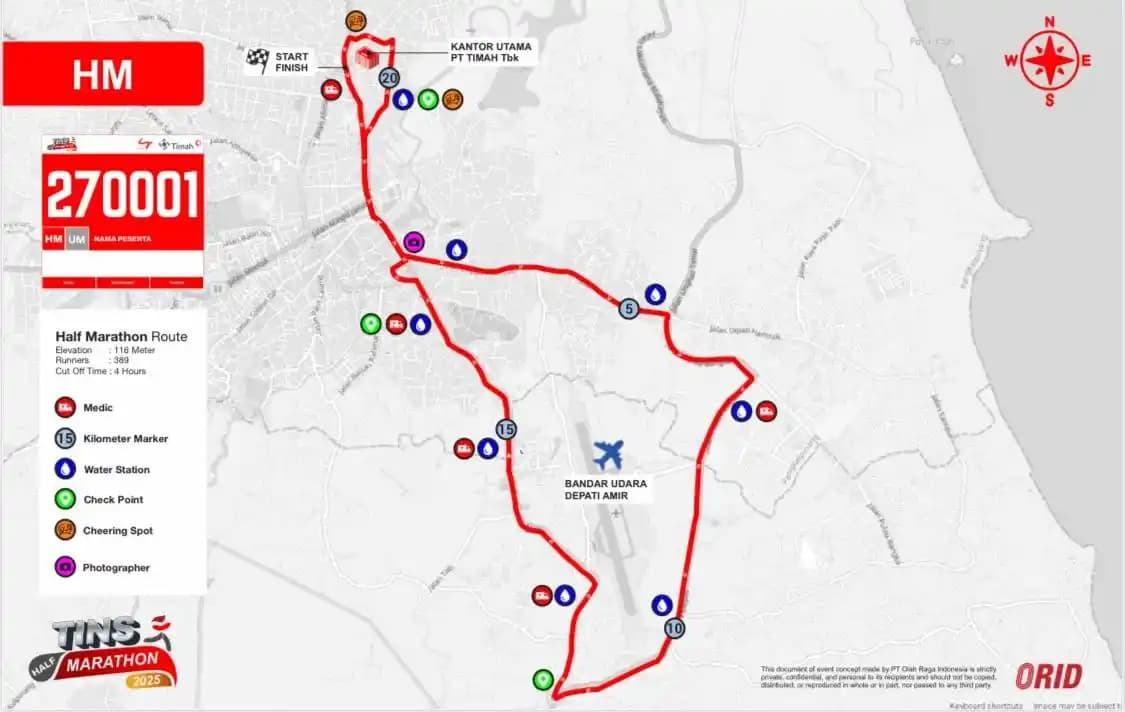 Tins Half Marathon 2025