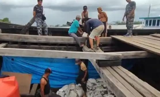 TNI AL berhasil gagalkan penyelundupan 45 ton pasir Timah ke Malaysia
