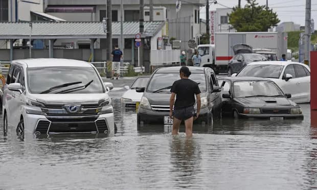 Topan Mawar Picu Hujan Lebat di Jepang, 1 Orang Tewas dan 2 Lainnya Hilang