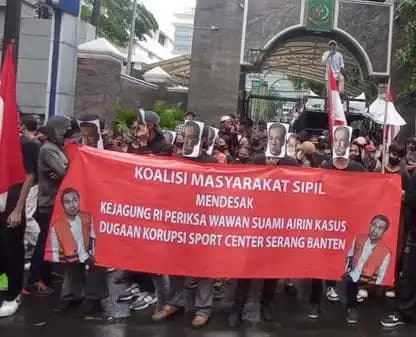 Tubagus Chaeri Wardana Suami Airin Cagub Banten Terseret Dugaan Korupsi Sport Center, Kejagung Diminta Usut Tuntas!