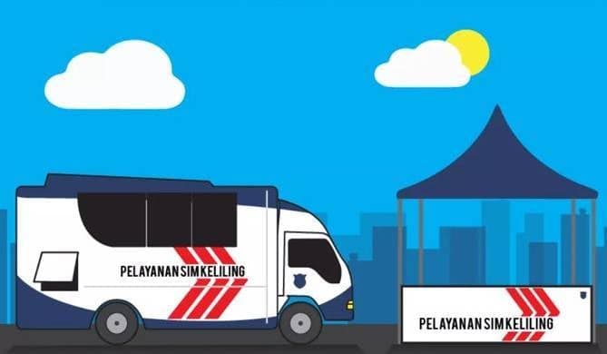 Hari Senin, Layanan SIM Keliling Tersedia di 5 Lokasi Jakarta