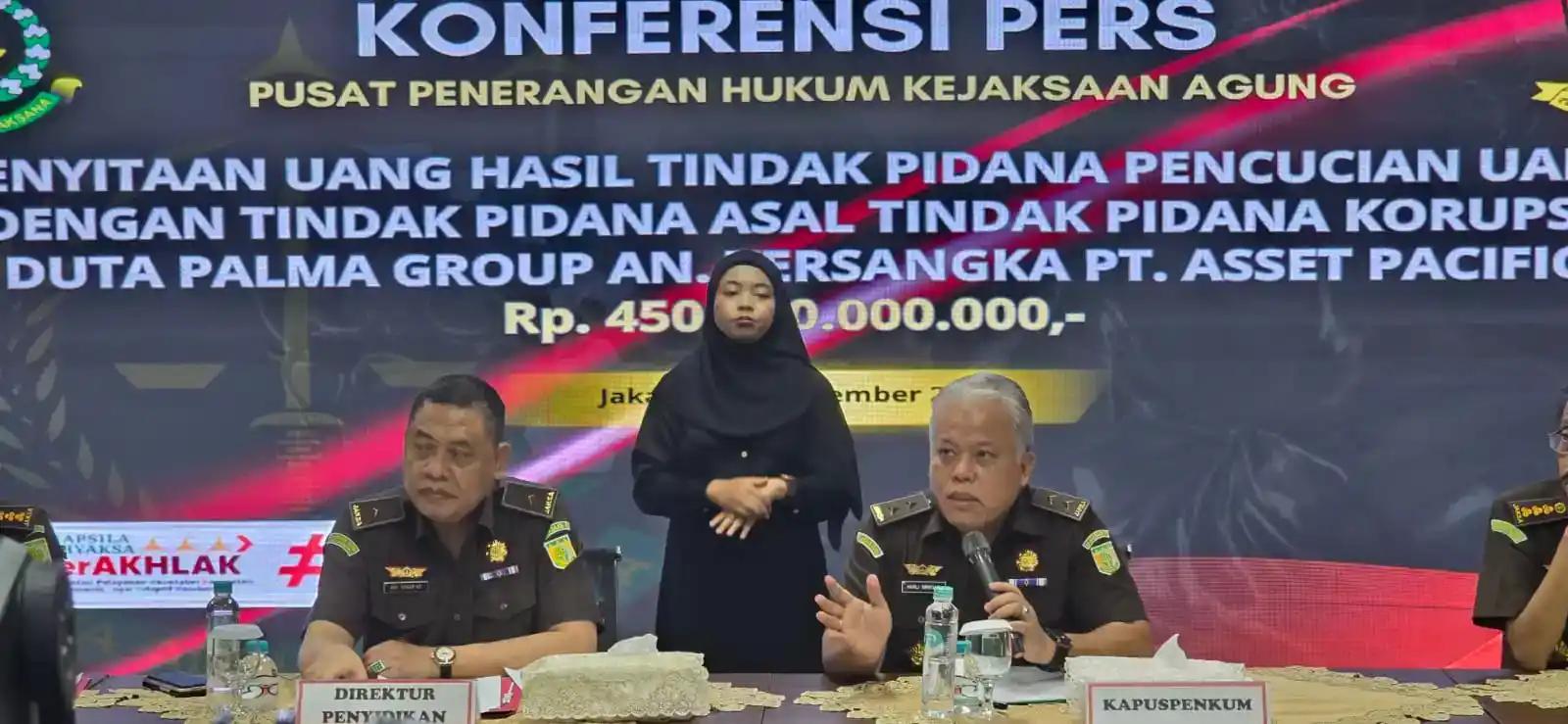 Usai PT Asset Pacific Tersangka dan Uang Rp450 Miliar Disita, Direkturnya Digarap Kejagung