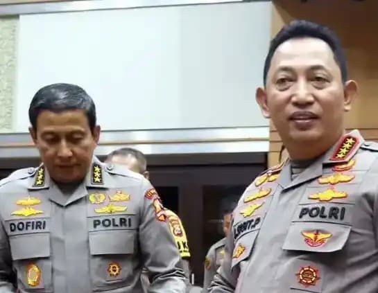 Wakapolri Komjen Ahmad Dofiri dan Kapolri Listyo Sigit