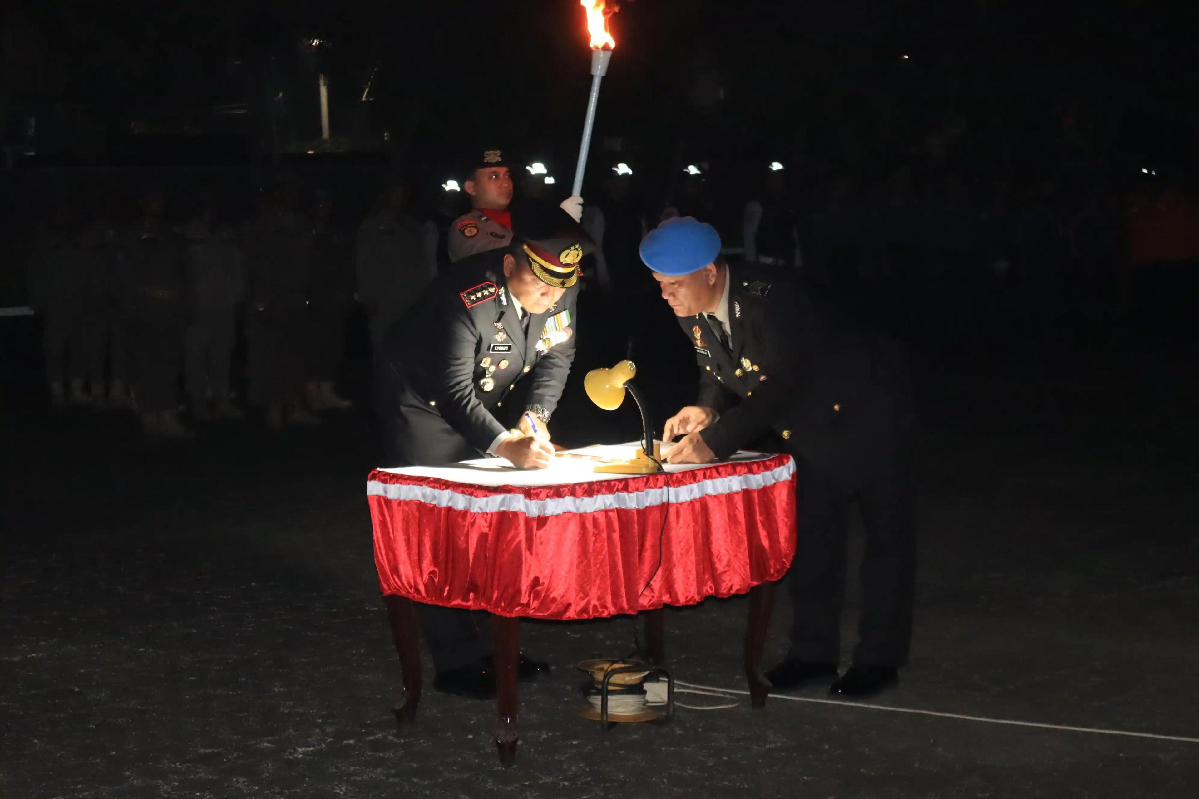 Wali Kota Bekasi Tri Adhianto-Forkopimda Gelar Apel Kehormatan