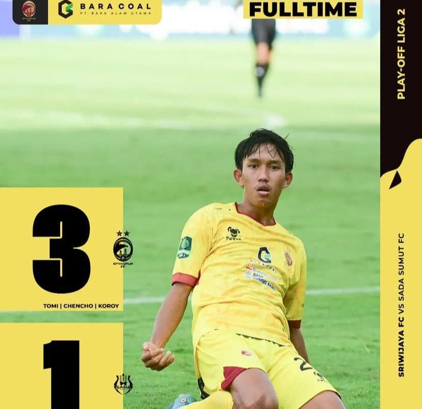 Sriwijaya FC Taklukan Sada Sumut FC 3-1