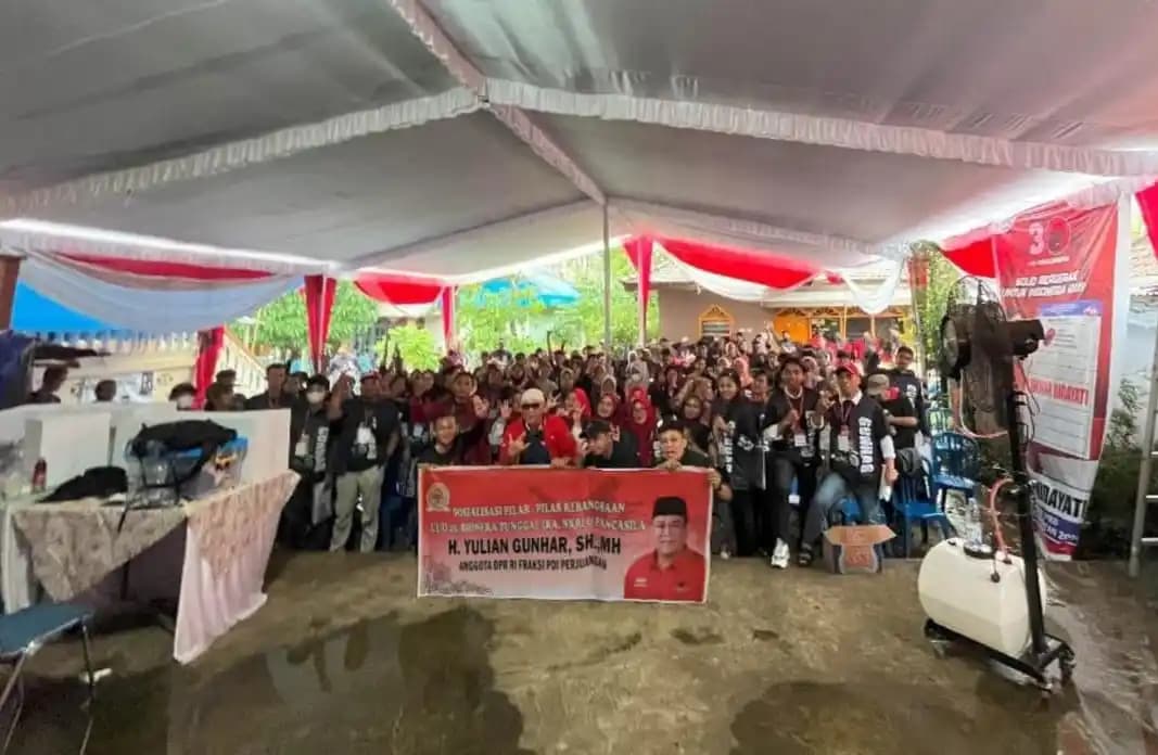 Yulian Gunhar menggelar kegiatan Optimalisasi Sosialisasi Empat Pilar MPR RI Tahap II Tahun 2026 di Kecamatan Jakabaring