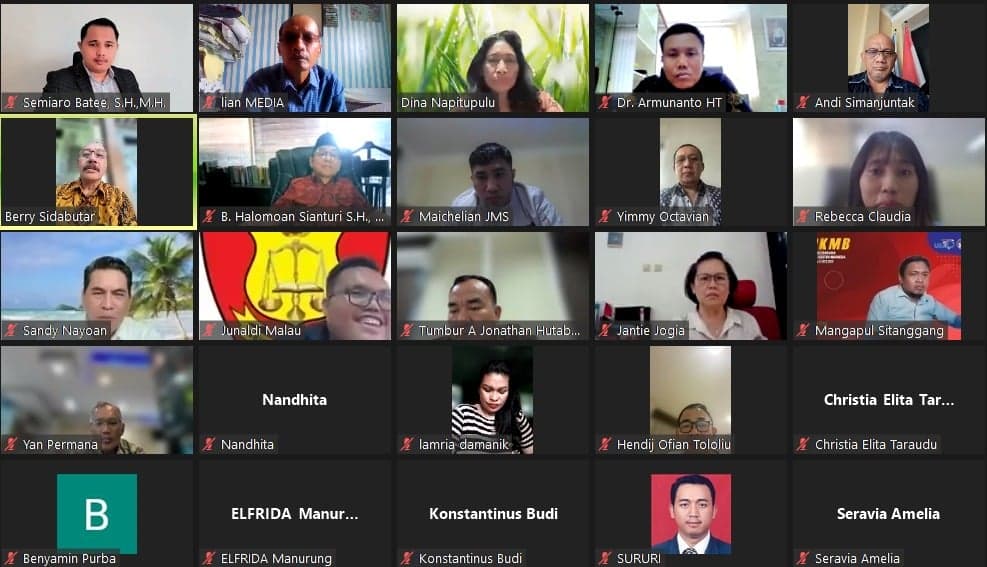 IKA MIH UKI Gelar Webinar Restorative Justice di Indonesia