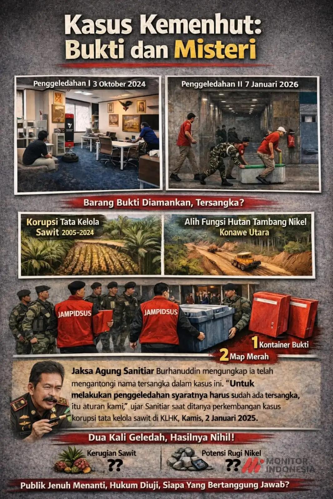 Infografis - Kasus Kemenhut: Bukti dan Misteri (Dok MI)