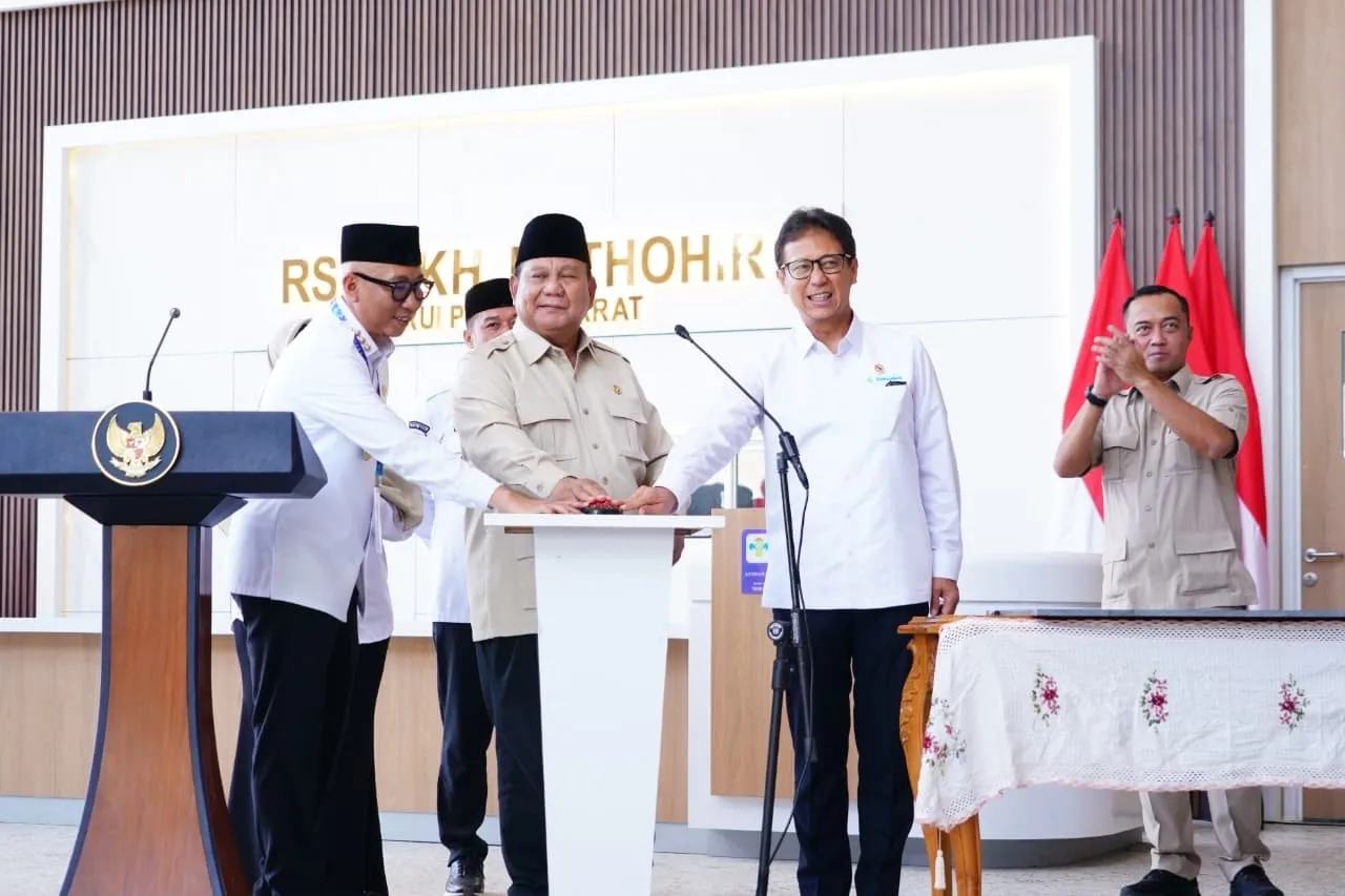 Dibangun PT PP, Presiden Prabowo Resmikan RSUD KH. Muhammad | Monitor ...